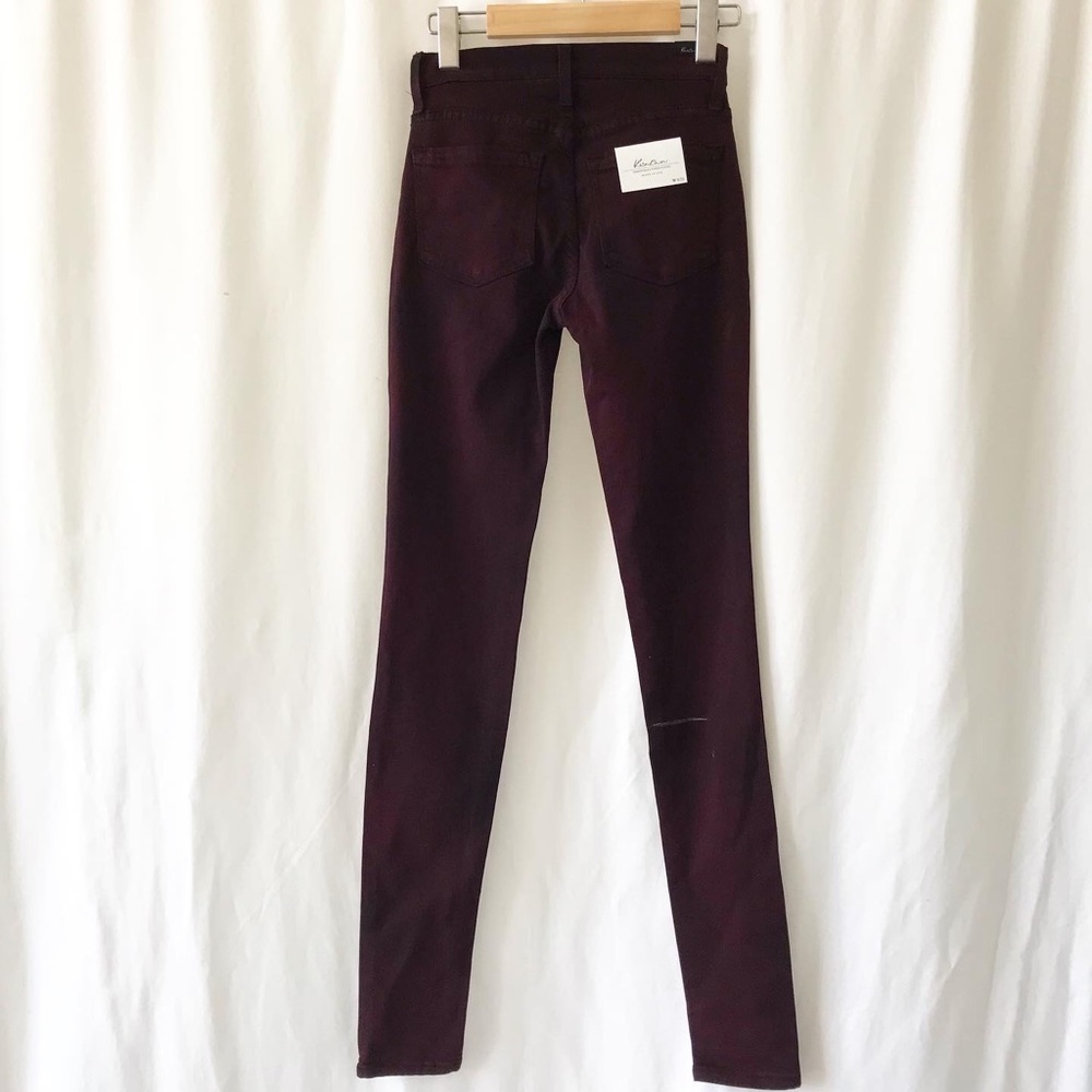 Kancan wine skinny jegging jeans (flaw) Size 23 - Picture 7 of 12